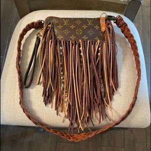 Authentic Vintage Boho Louis Vuitton Monogram Marley Dragonne